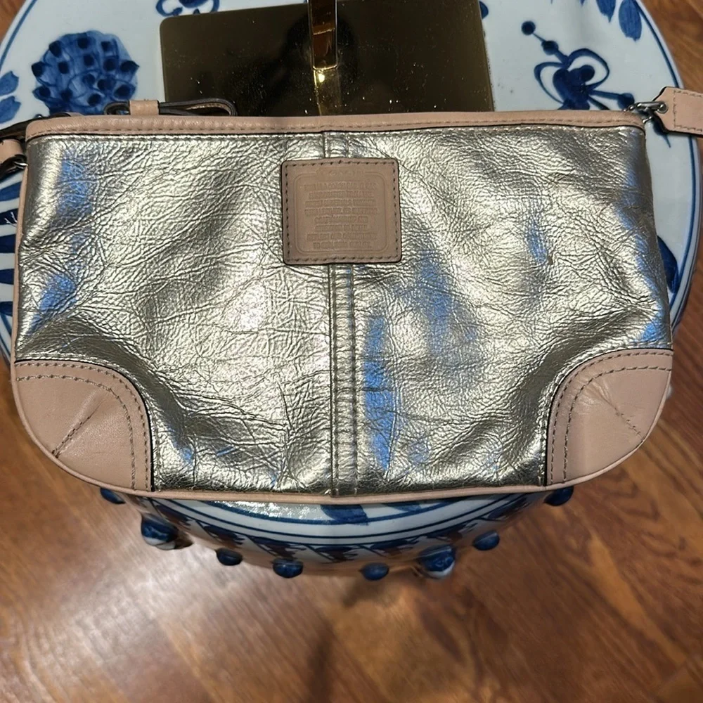 Coach Metallic Wristlet - Picture 2 of 6
